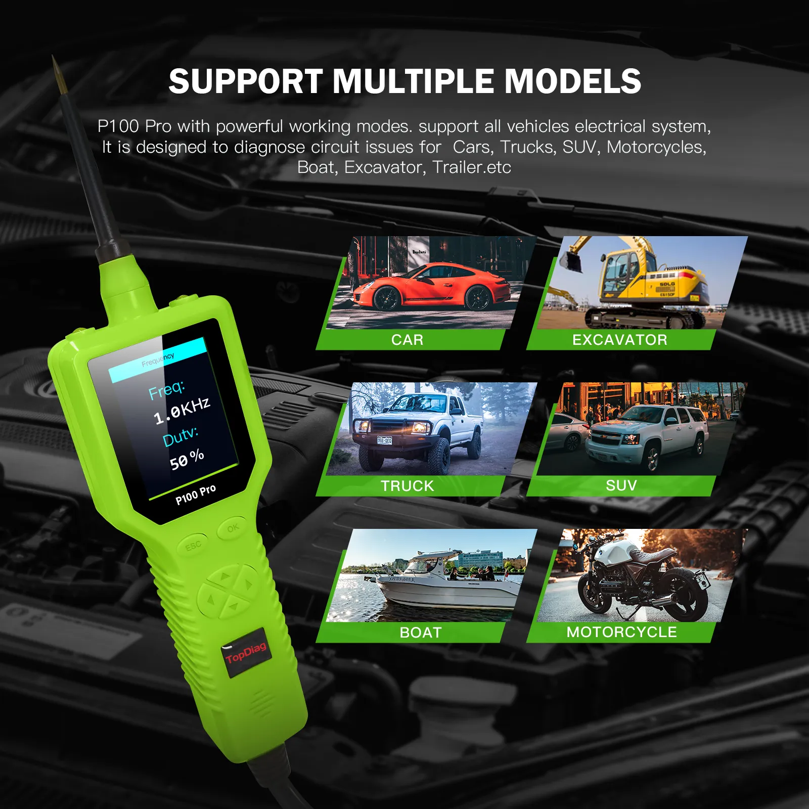 TopDiag P100 Pro Circuit Tester — image 5